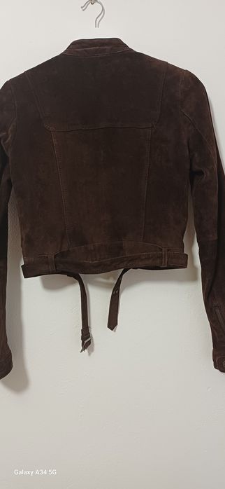 Kurtka skóra zamszowa  100%  R. 36 ORSAY