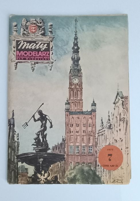 Mały Modelarz 7 1977 Ratusz - Gdańsk