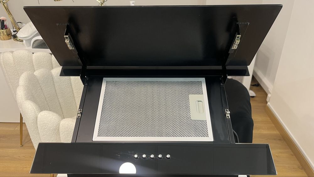 Exaustor de cozinha em vidro como novo