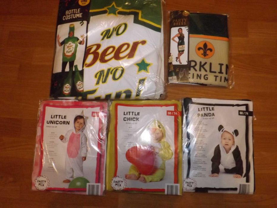 przebranie panda szampan jednorożec dziecko