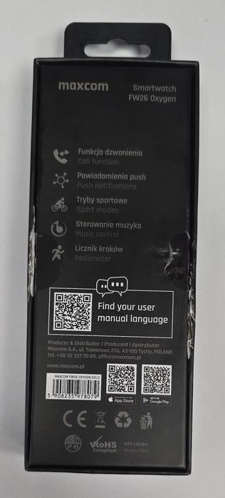 Smartwatch Maxcom Oxygen Pro FW26