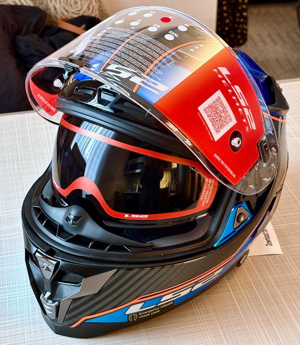 Capacete NOVO LS2 Challenger Carbon/Kevlar (40% DESCONTO) Tam S