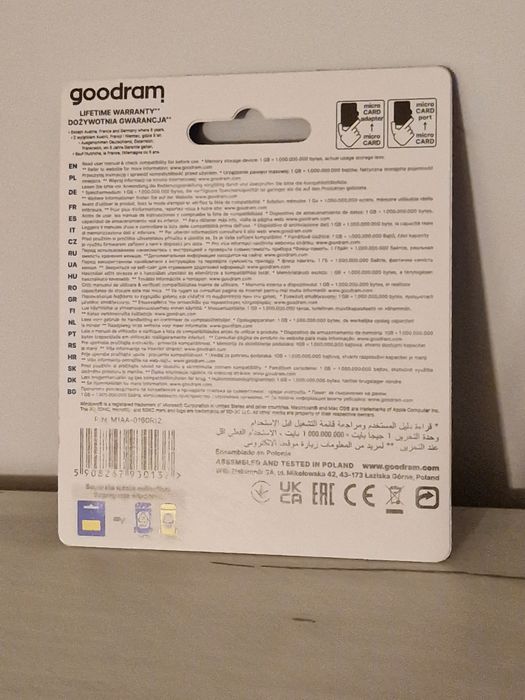 Karta pamięci micro sd - 16GB bez adaptera UHS I CLASS 10 100MB/s