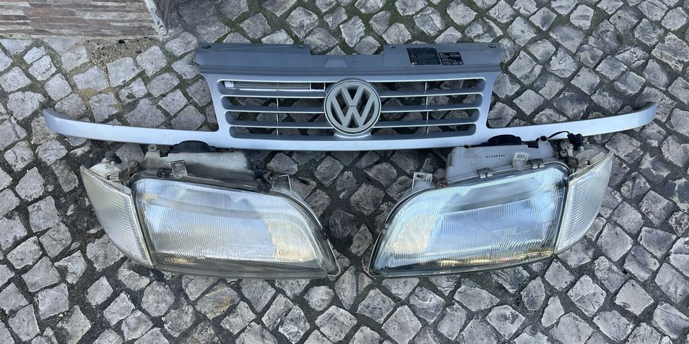 Grelha farol farois parachoques emblema vw sharan