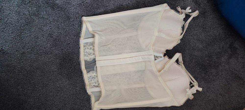Gorset kremowy 75C