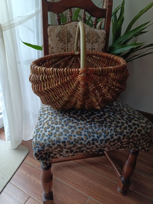 Kosz wiklinowy, piękny ręcznie robiony, WYSYŁKA