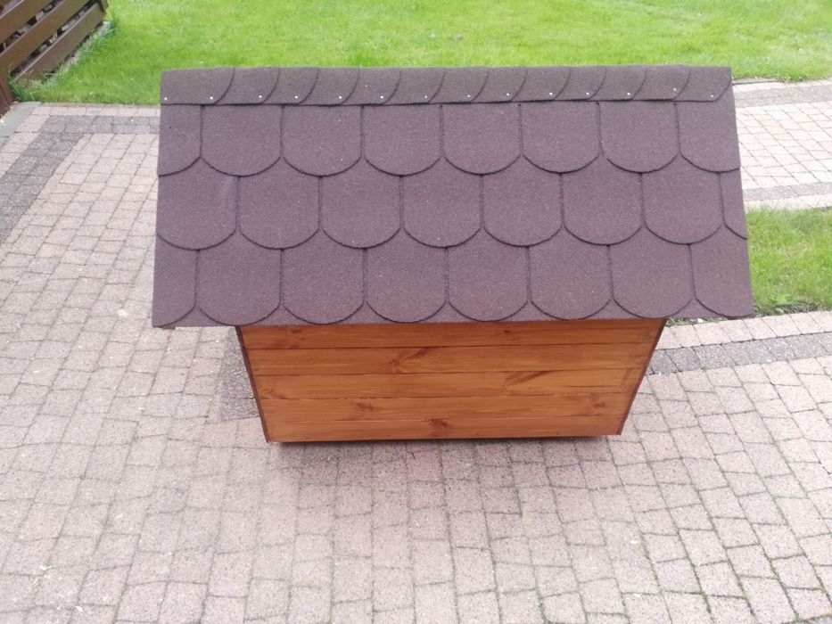 Mega duża ocieplona solidna buda legowisko 110x90 dla psa