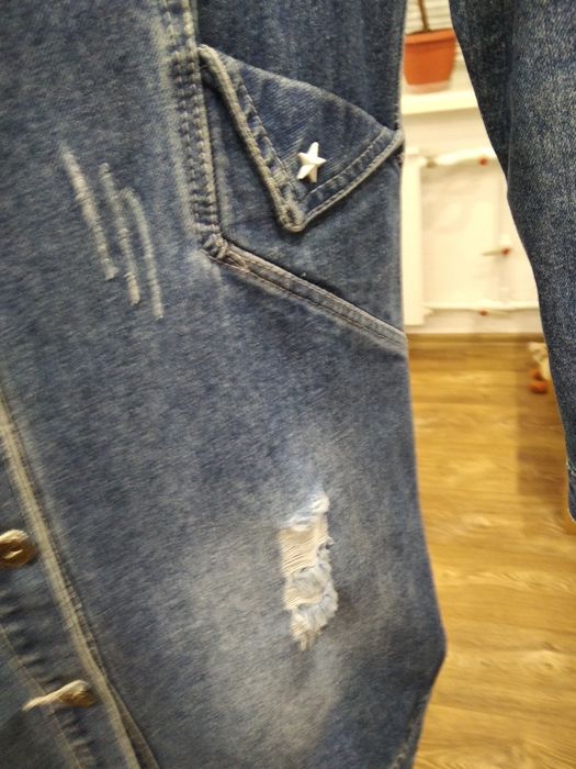 Джинсовый кардиган, размер М