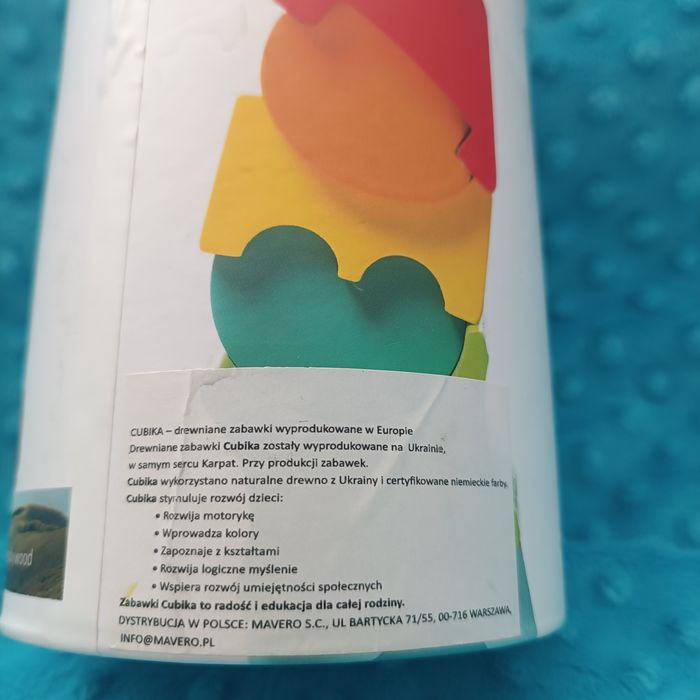 Klocki drewniane wieża balansująca