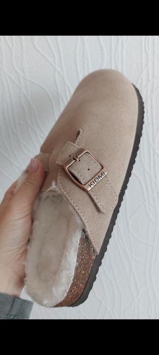 Тапці уггі, сабо замшеві, зимове взуття