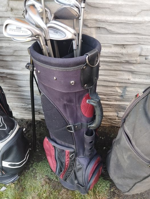 Zestaw do gry w golfa kije +torba