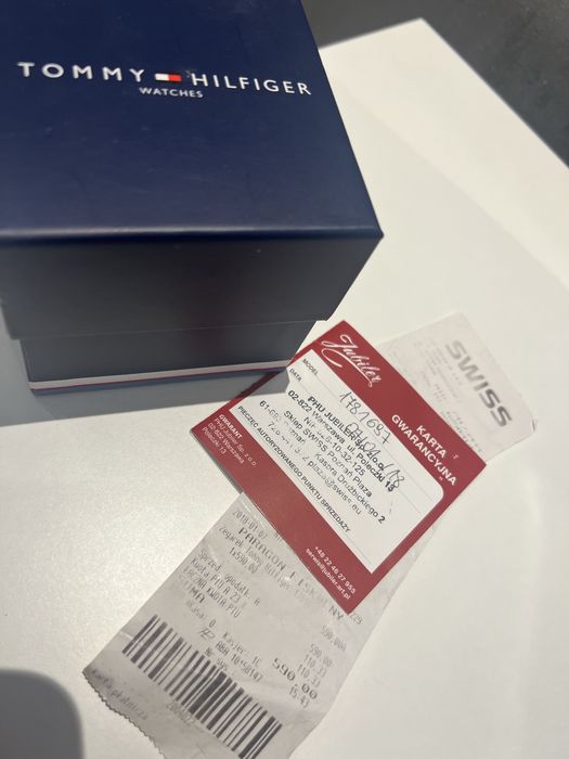 Tommy Hilfiger zegarek damski rose Gold pudełko