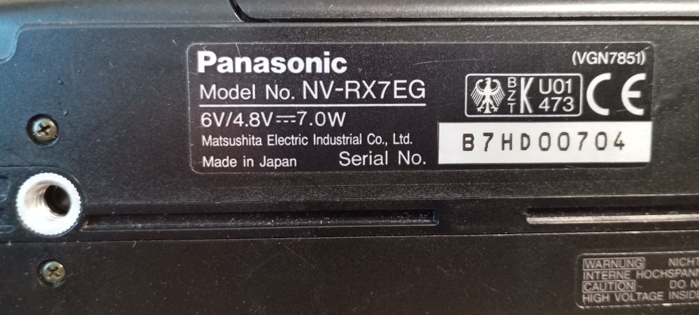 Panasonic NV-RX7EG