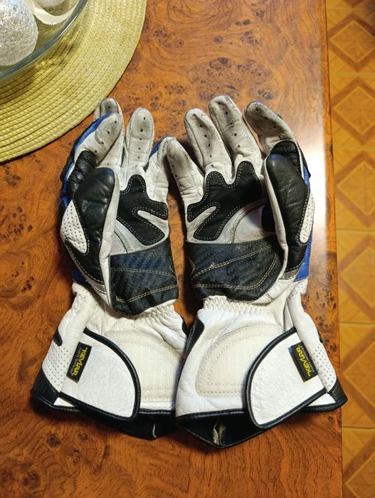 Мотоциклетные перчатки SPIDI V-RACE Black M из натуральной кожи