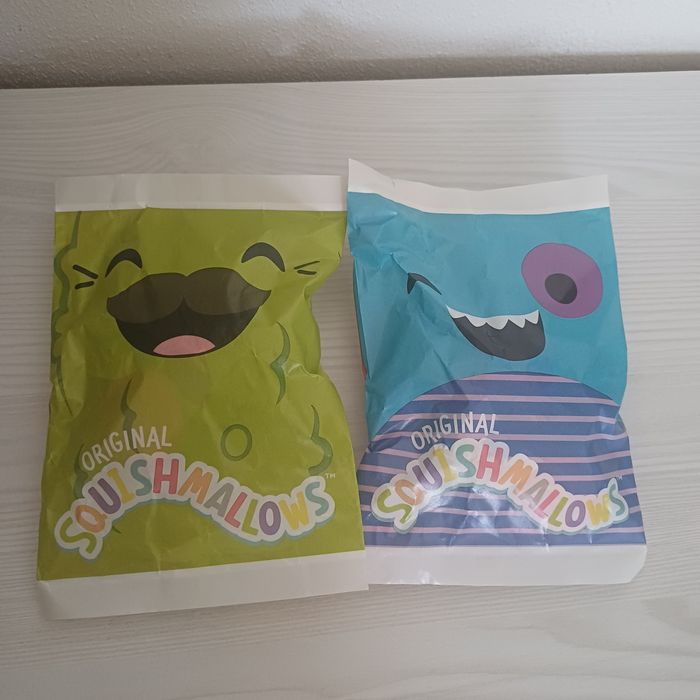 2x Squishmallows Mcdonalds ogórek i potwór happy meal nowe