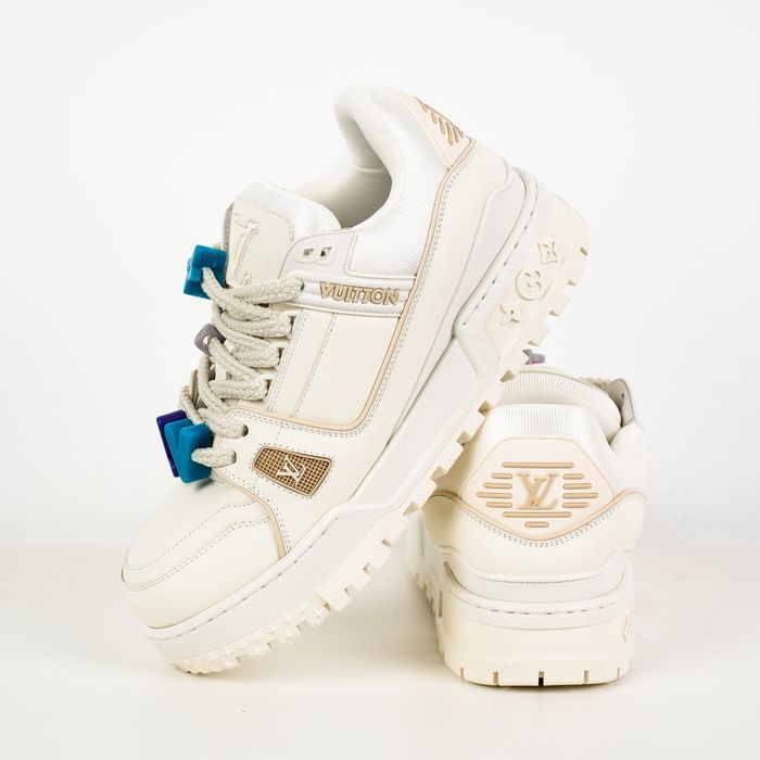 Louis Vuitton LV Trainer Maxi White - Tam 45 (Completo + NFC)