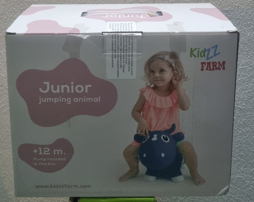 Animal de salto para criança