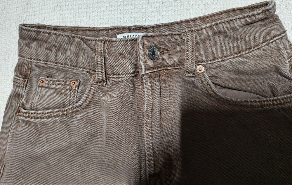 Spodnie z szerokim nogawkami Pull&Bear roz. 34 (164)