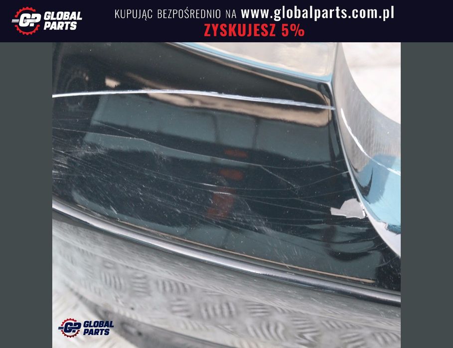 BMW E87 Zderzak Tylny Schwarz 2 Czarny 668