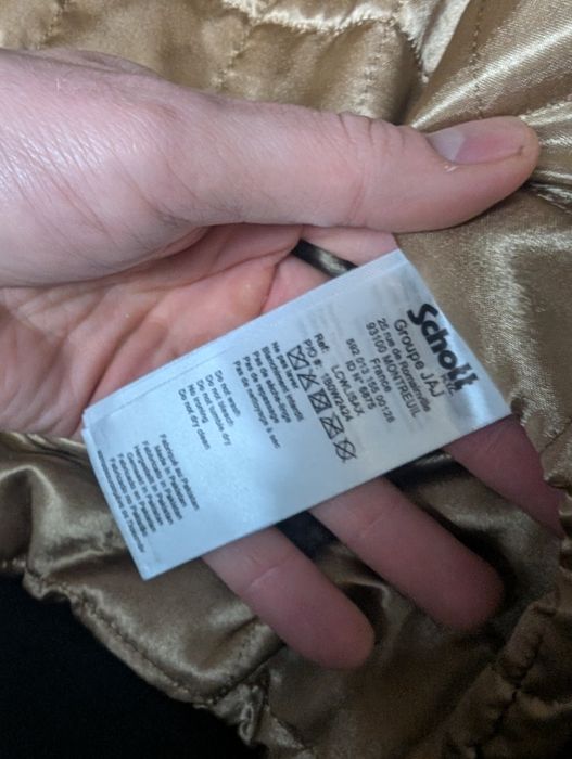 Czarna kurtka skórzana Schott bomberka real leather pilotka b3