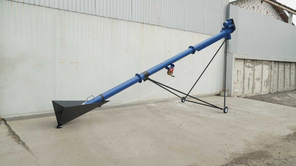 Шнек, навантажувач, протруювач, шнековый погрузчик, конвеєр 133х4 м