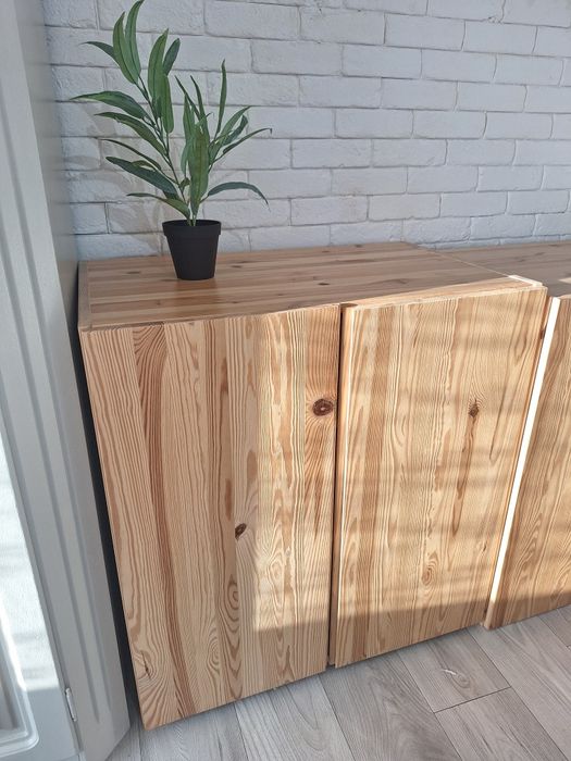 Szafka ivar 2 sztuki 80x50x83 ikea szafka sosnowa drewniana