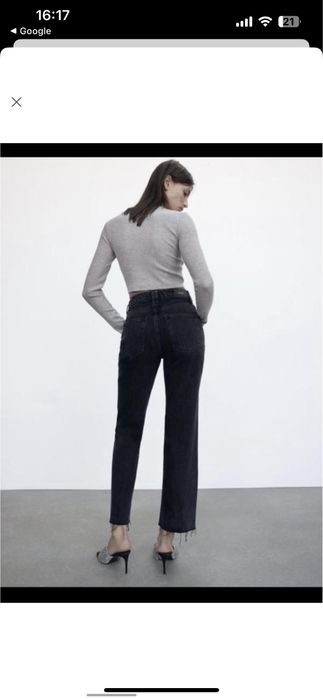 Прямі  джинси  zara 38 рр нові