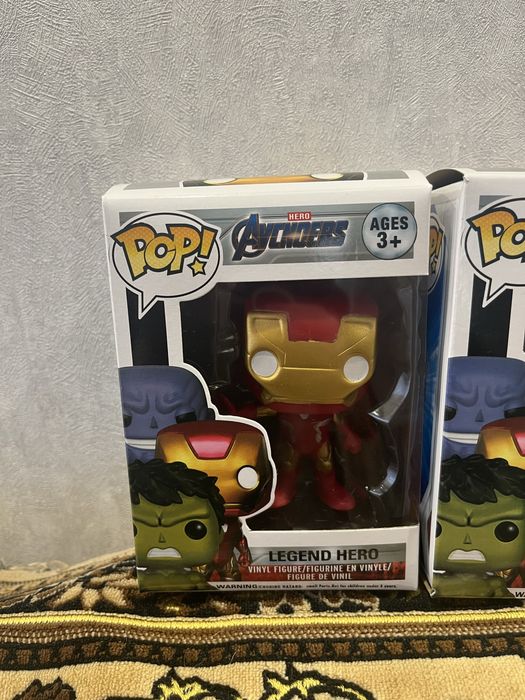 Funko pop, Hulk + Venom, Iron Man