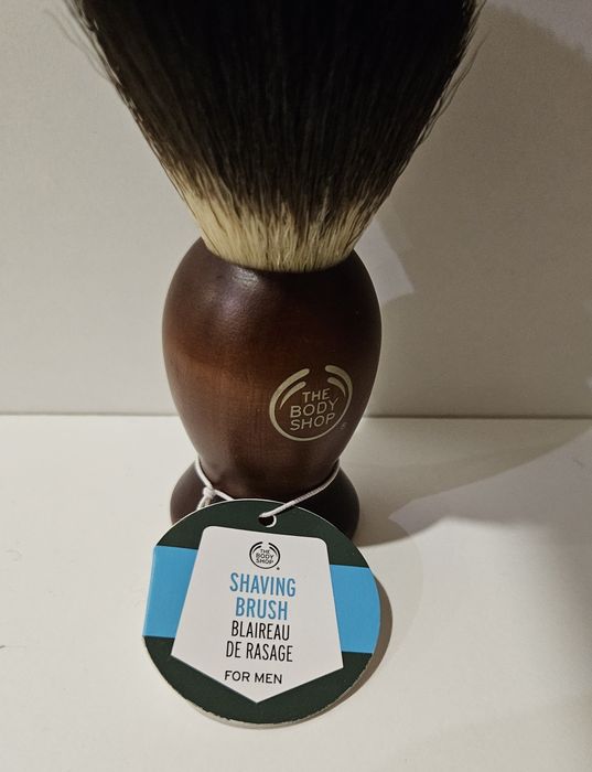 The Body Shop Чоловіча дерев'яна щітка для гоління. Помазок  гоління
