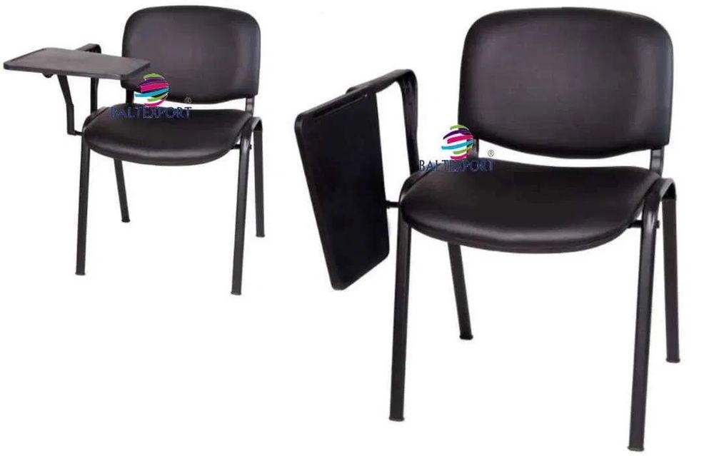 Cadeira Formacao c/Palmatoria Drt/Esq Revestida Tecido /Pele Sintetica