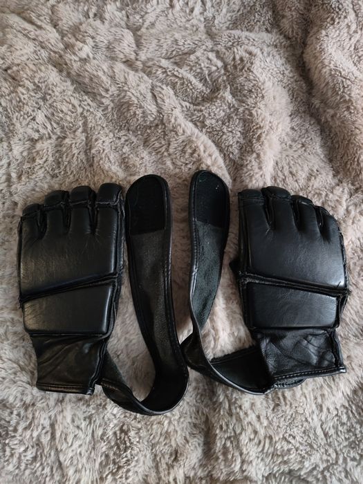 Rękawice skórzane MMA r. XL