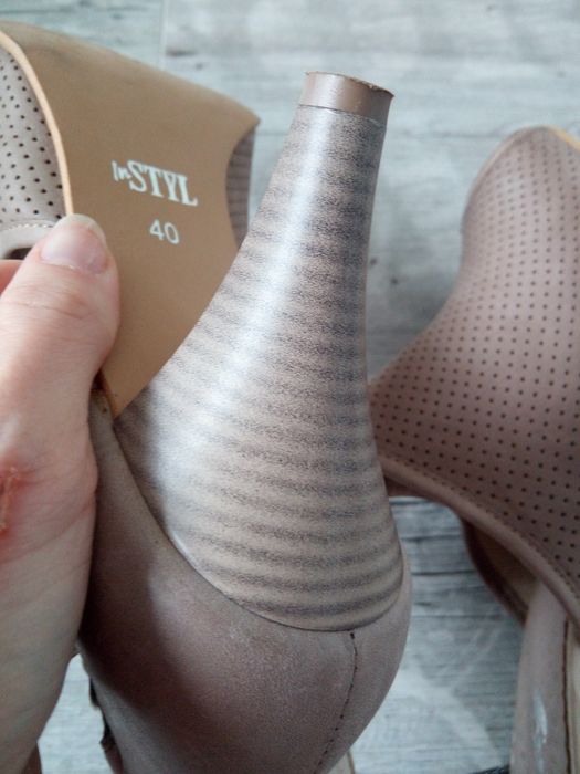 Buty (półbuty/sandały) skóra stan bdb