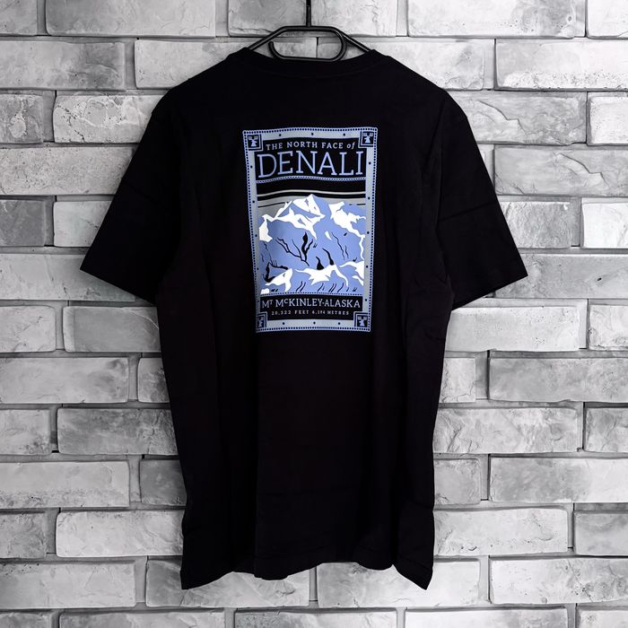 Koszulka t-shirt the north face tnf logo tee czarna black never stop exploring gorpcore denali góry