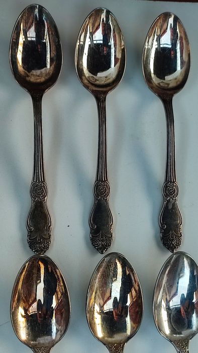 Ложки мельхиор новые