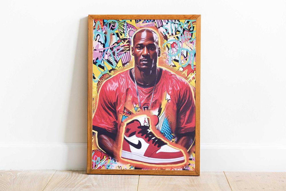M.Jordan Nike Plakat A3