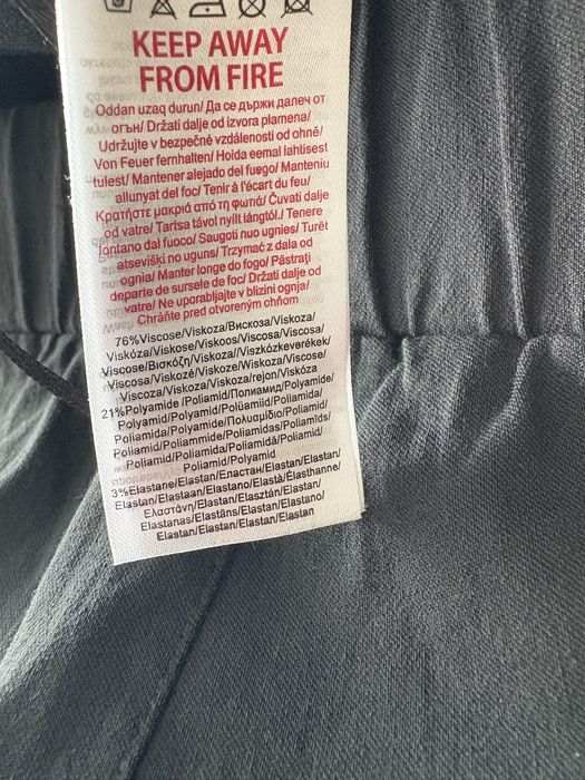 Spodnie czarne Beloved 42 wiskoza