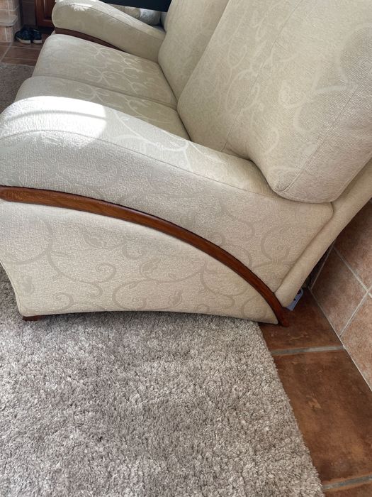 Sofá 3 lugares pérola