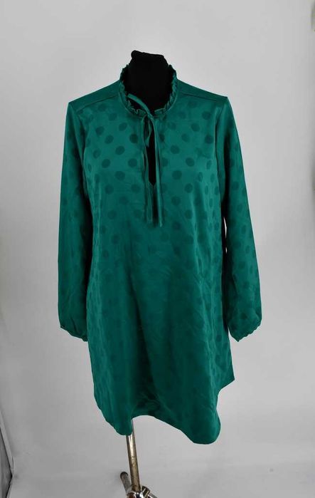 Satynowa sukienka w grochy Vero Moda M