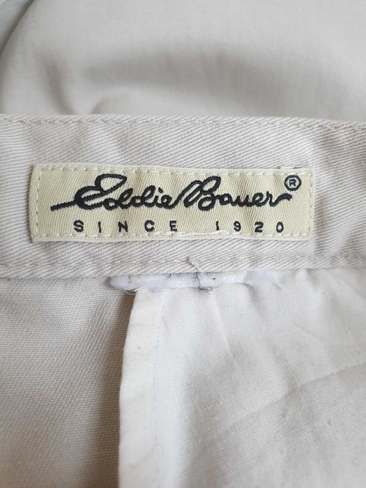 Beżowa spódnica chino sportowa Eddie Bauer 38