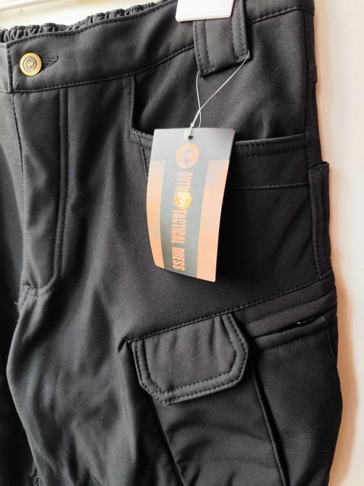 Мужские утеплённые штаны на флисе S 46р