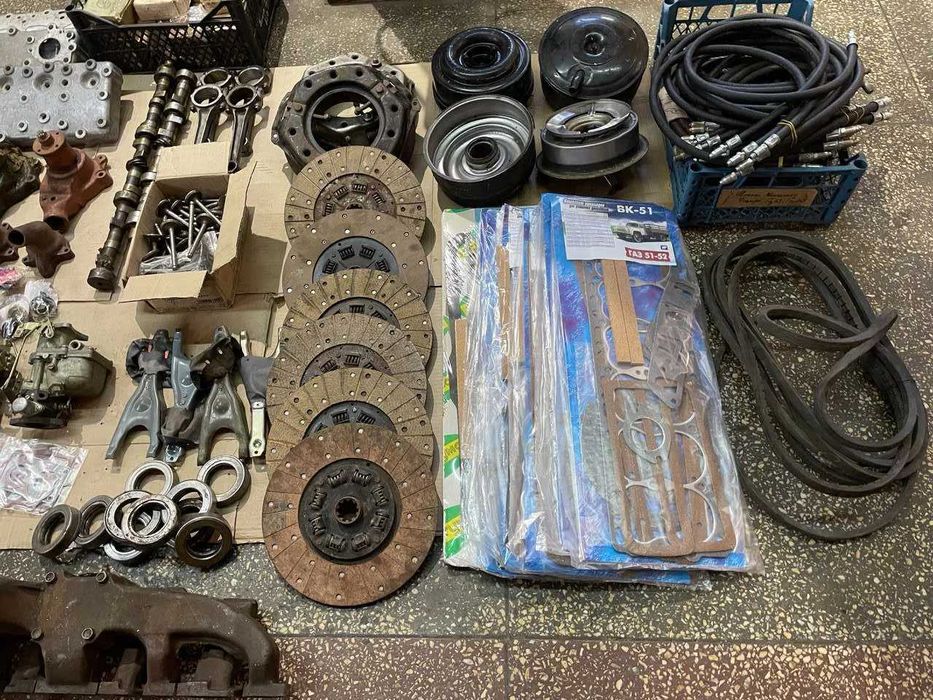 Запчасти двигателя Газ 51, Газ 52, Газ 63, Газ 69, погрузчик Львовский