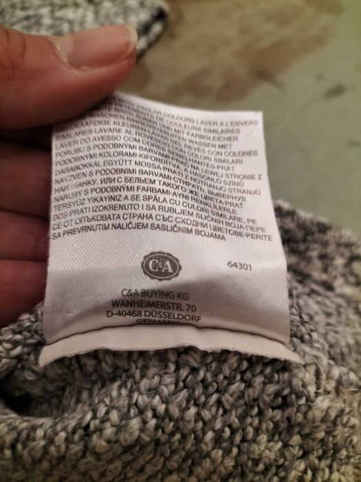 Camisola em cinza