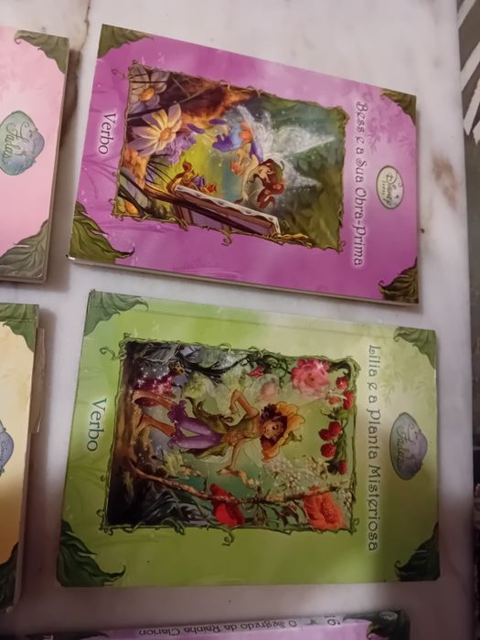 Conjunto de 8 Livros Colecção Disney Fadas
