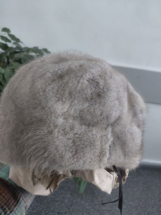 Стильная норковая шапка