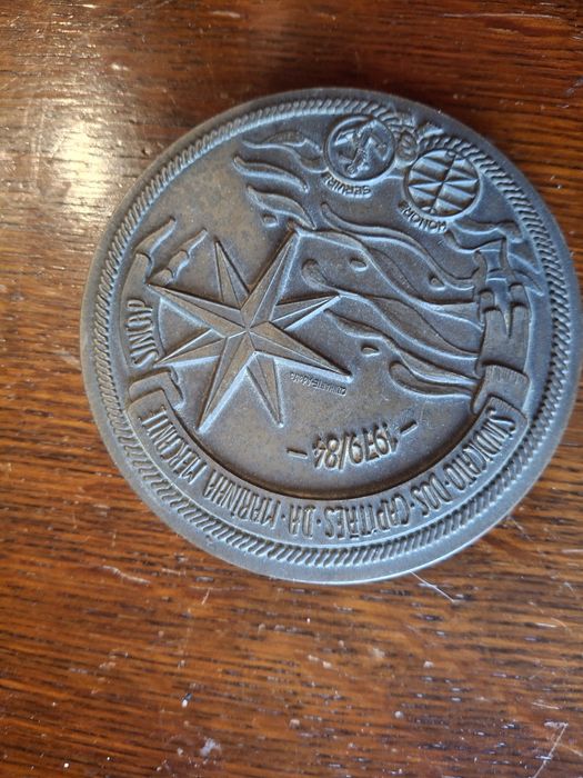Medalha 1984 sindicato capitães marinha mercante