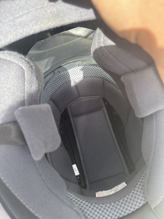 Capacete HJC com  uso