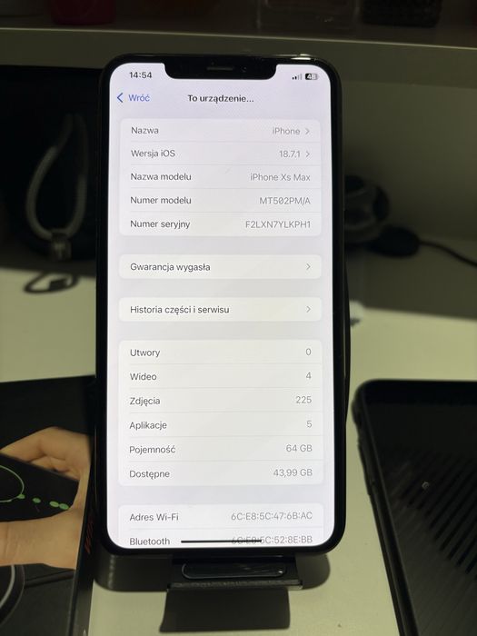 Iphone xs max 64 GB