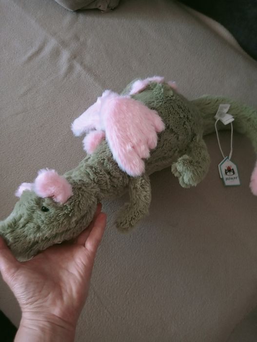 Malachy dragon zielony smok duży miś plushie viral prezent jellycat