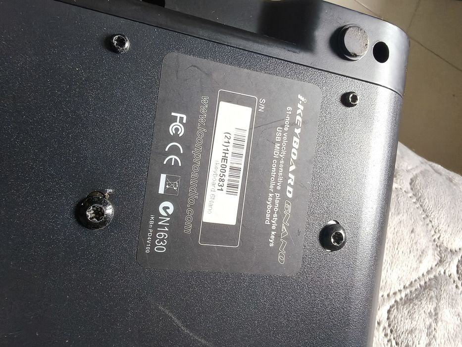 Teclado controlador midi