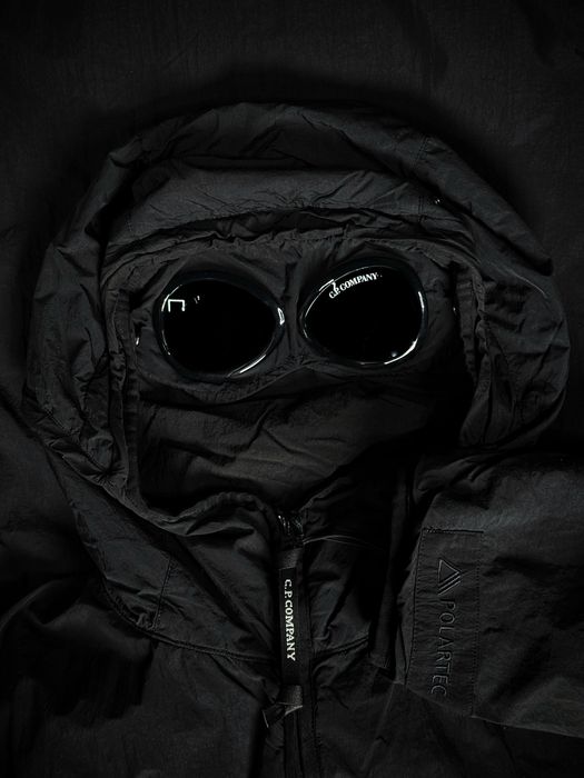 c.p. company goggle jacket garment dyed  polartec оригинал